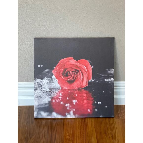 Set of 3 Romantic Roses Wall Canvas - Picture 4 of 7